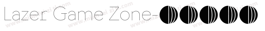 Lazer Game Zone字体转换